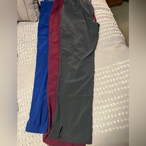 Scrubstar women’s Charcoal, Royal Blue and Burgundy scrub Pants